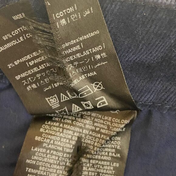 G by Guess - Skinny Velvety Corduroy Pants in Navy - Men's size 36 x 31 - Picture 5 of 14